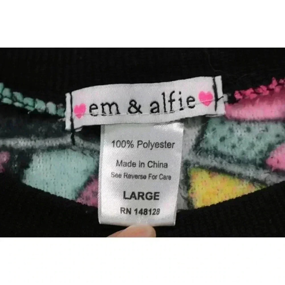 Elm & Alfie Women's Flannel Pajama Set-Large-100% Polyester-Rare - Picture 4 of 9